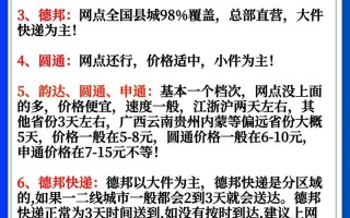 中通和申通快递，哪个更优？