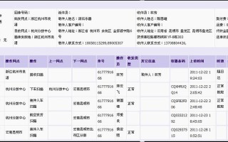 圆通l快圆通快递查询