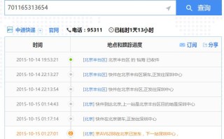 三亚中通快递网点查询