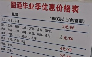 圆通长沙到武汉运费多少钱？