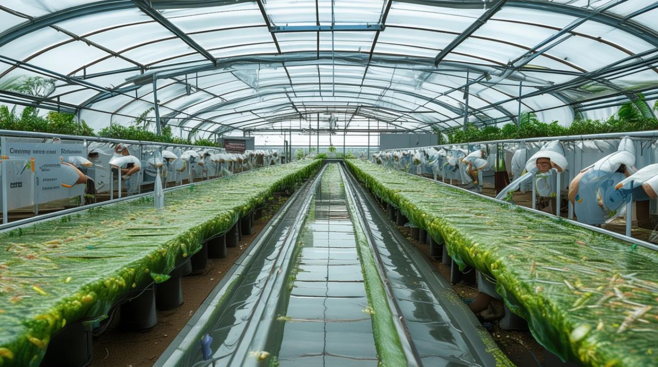 如何高效管理伞形对虾养殖大棚？-图3