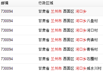 甘肃省邮政编码是多少？-第1张图片-陕西物流货运