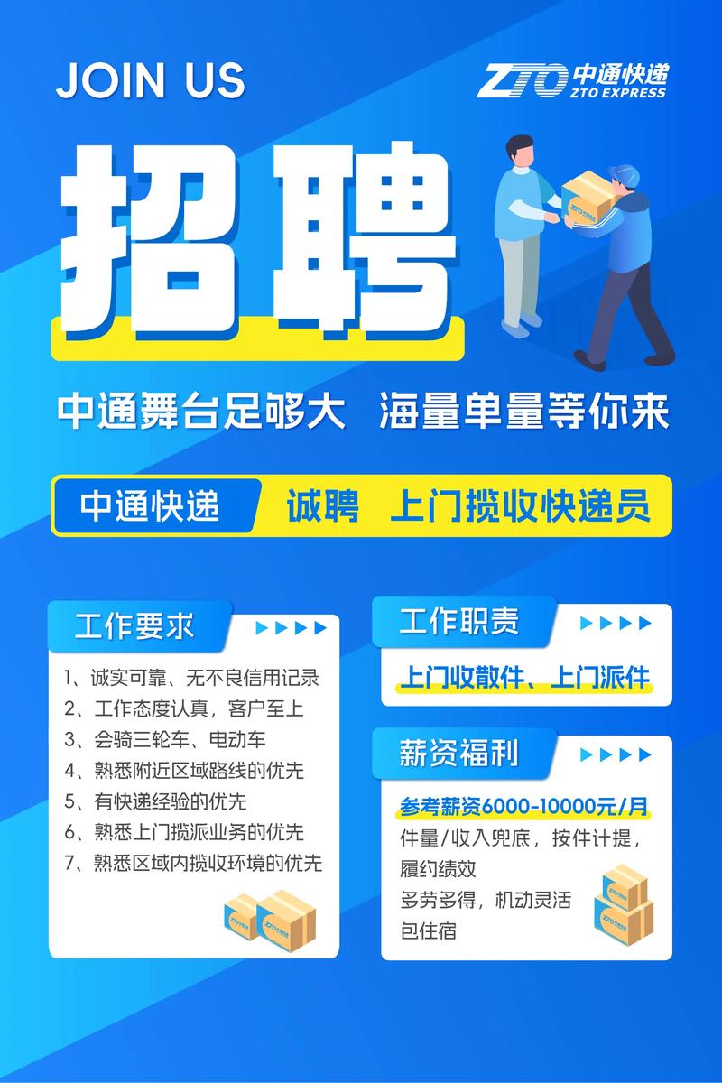 沈阳中通快递招聘信息-第2张图片-陕西物流货运