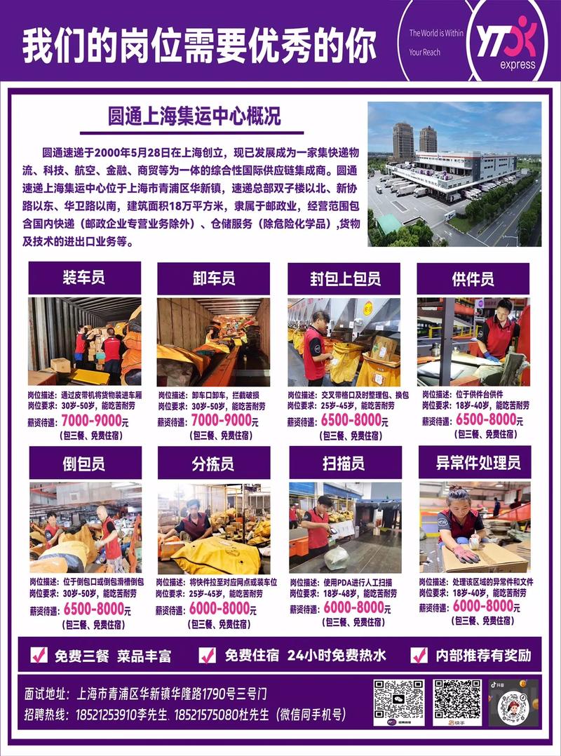 北京圆通快递招聘信息-第1张图片-陕西物流货运