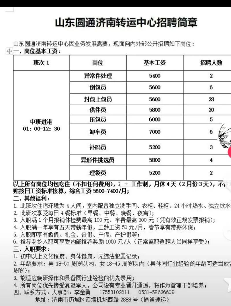济南圆通总部招聘电话是多少?-第1张图片-陕西物流货运 济南圆通总部招聘电话是多少?-第1张图片-陕西物流货运